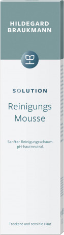 Hildegard Braukmann SOLUTION Reinigungs Mousse, 150 ml, Hildegard Braukmann очищающая пенка для лица для чувствительной и сухой кожи, для женщин и мужчин, 150 мл