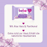 bebe milde Reinigungstuecher Vorteilspack, 50 Stueck, bebe мягкие салфетки для снятия макияжа с алоэ вера и пантенолом, большая упаковка, 50 шт.