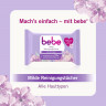 bebe milde Reinigungstuecher Vorteilspack, 50 Stueck, bebe мягкие салфетки для снятия макияжа с алоэ вера и пантенолом, большая упаковка, 50 шт.