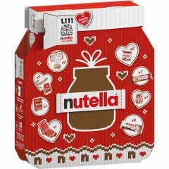 nutella Adventskalender, 24 Geschenke, 528 g, большой адвент-календарь Nutella с 24 подарками, 528 г