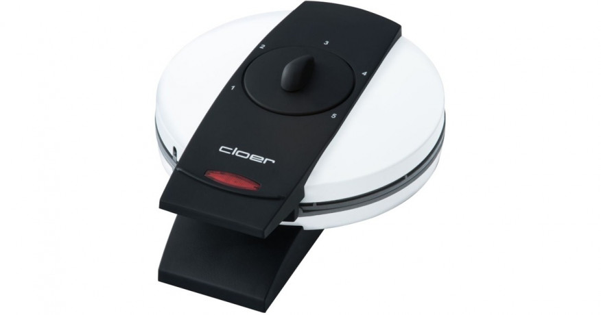 Cloer Cloer Waffeleisen 1621 weiss/schwarz, 930 Watt weiss/schwarz Вафельница Cloer 1621 белая/черная, 930 Вт