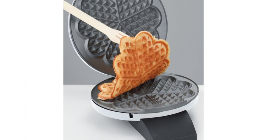 Cloer Cloer Waffeleisen 1621 weiss/schwarz, 930 Watt weiss/schwarz Вафельница Cloer 1621 белая/черная, 930 Вт