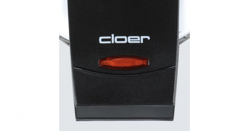 Cloer Cloer Waffeleisen 1621 weiss/schwarz, 930 Watt weiss/schwarz Вафельница Cloer 1621 белая/черная, 930 Вт