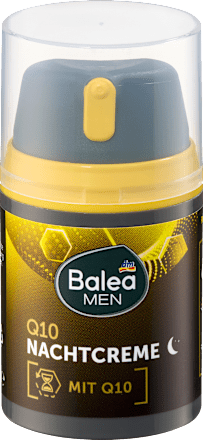 Balea MEN Nachtcreme Q10, 50 ml, Ночной крем Q10 для увлажнения и ухода за лицом, 50 мл