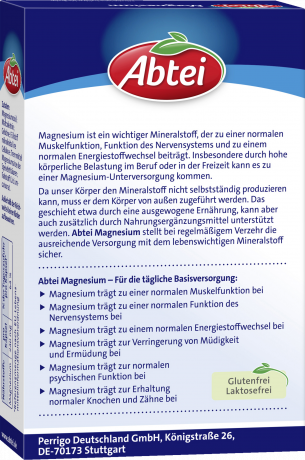 Abtei Magnesium Kapseln 40 Kapseln (24,7 g), Abtei Капсулы магния 240 мг для мышц, нервной системы и энергетического обмена, 40 капсул (24,7 г)