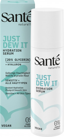 SANTE Just Dew it Serum, 30 ml, Санте Сыворотка для лица Just Dew It для увлажнения и свежести кожи, 30 мл