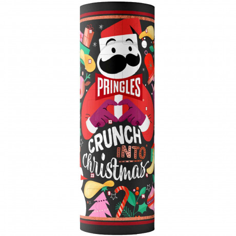 Pringles Adventskalender 2026 Premium Edition, Адвент-календарь 2026 Pringles Premium Edition, 24 банки чипсов, 1085 г