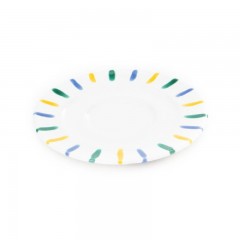 Gmundner Keramik Gmundner Keramik Buntgeflammt Kaffee-Untertasse Gourmet d: 16 cm Gmundner керамическое блюдце для кофе с разноцветным пламенем Gourmet d: 16 см