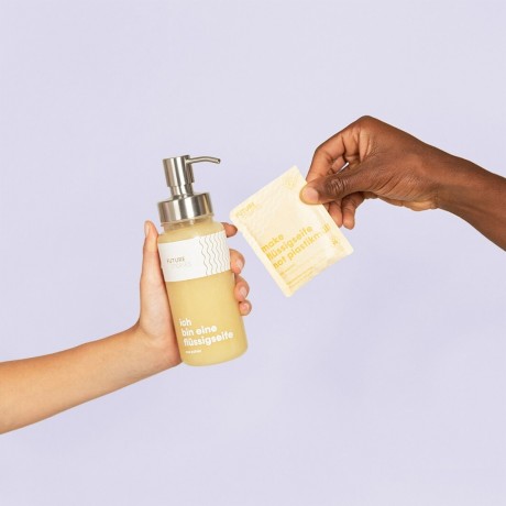 FUTURE STORIES Flussigseifen Pulver 3er Set Hafermilch & No-Honey  Набор жидких мыльных порошков из 3 шт. овсяного молока и без меда