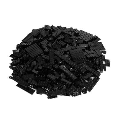 LEGO LEGO Steine gemischt Schwarz - 200 Stuck - Black bricks mix Кирпичи LEGO смешанные черные - 200 штук - Смесь черных кирпичей