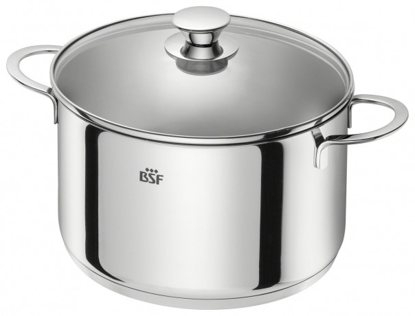 BSF BSF Topfset 5-tlg. BORDEAUX silber Набор кастрюль BSF, 5 шт. БОРДО