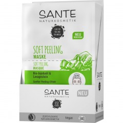 Sante Soft Peeling Maske Bio-Jojobaol &amp; Lavagestein  Мягкая маска-пилинг с органическим маслом жожоба и лавовым камнем