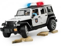Bruder BRUDER 2526 Jeep Wrangler Unlimited Rubicon mit Polizist 1:16 BRUDER 2526 Jeep Wrangler Unlimited Rubicon с полицейским 1:16