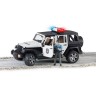 Bruder BRUDER 2526 Jeep Wrangler Unlimited Rubicon mit Polizist 1:16 BRUDER 2526 Jeep Wrangler Unlimited Rubicon с полицейским 1:16
