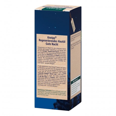 Kneipp Regenerierendes Hautol Gute Nacht, Zirbenholz & Amyris Регенерирующее масло для кожи Спокойной ночи, кедр и амирис
