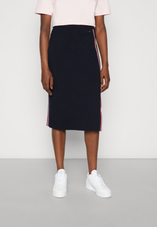 Tommy Hilfiger GLOBAL PENCIL MIDI Pencil skirt desert sky GLOBAL PENCIL MIDI Юбка-карандаш небо пустыни