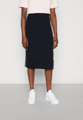 Tommy Hilfiger GLOBAL PENCIL MIDI Pencil skirt desert sky GLOBAL PENCIL MIDI Юбка-карандаш небо пустыни