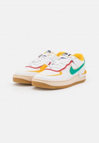 Nike Sportswear W AF1 SHADOW Sneaker low summit white/neptune green yellow/ochre lapis cinnabar sanddrift W AF1 SHADOW Низкие кроссовки женские вершина белый/зеленый нептун желтый/охра лазурит киноварь песчаная пыль