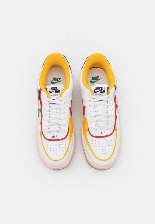 Nike Sportswear W AF1 SHADOW Sneaker low summit white/neptune green yellow/ochre lapis cinnabar sanddrift W AF1 SHADOW Низкие кроссовки женские вершина белый/зеленый нептун желтый/охра лазурит киноварь песчаная пыль