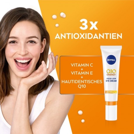 Nivea Q10 Fresh Look Augencreme  Q10 Свежий крем для кожи вокруг глаз