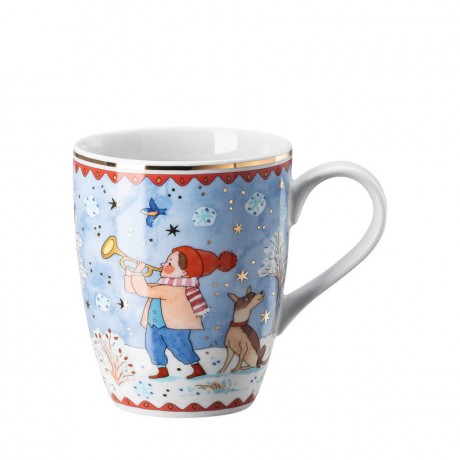 Hutschenreuther Hutschenreuther Jahresartikel Weihnachten 2022 Becher mit Henkel 'Weihnachtsabend' 0,36 L Hutschenreuther Annual Article Christmas 2022 Кружка с ручкой "Christmas Eve" 0,36 л