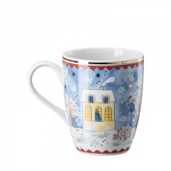 Hutschenreuther Hutschenreuther Jahresartikel Weihnachten 2022 Becher mit Henkel 'Weihnachtsabend' 0,36 L Hutschenreuther Annual Article Christmas 2022 Кружка с ручкой "Christmas Eve" 0,36 л