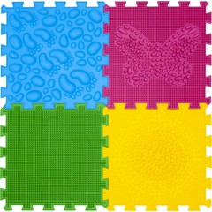 ACHOKA Orthopadische Sensomotorik Fussmassagematte fur Kinder (2er-Set) Детский ортопедический коврик для сенсомоторного массажа стоп (2 шт.)