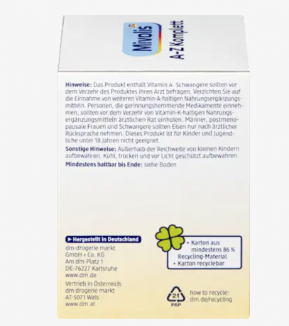 Mivolis A-Z Komplett Depot 2st, Комплексные витамины от А до Z Komplett Depot 2st, более 20 витаминов, 100 шт x 2 упаковки