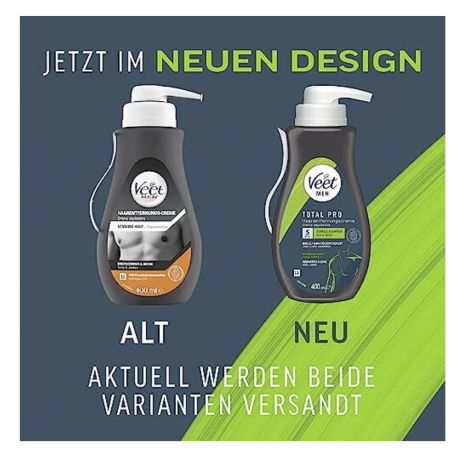 Veet For Men Haarentfernungs-Gelcreme Sensitiv Гель-крем для депиляции для мужчин для чувствительной кожи