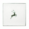 Gmundner Keramik Gmundner Keramik Gruner Hirsch Platzteller eckig 31x31x2,8 cm Подложка Gmundner Ceramics Green Deer квадратная 31x31x2,8 см