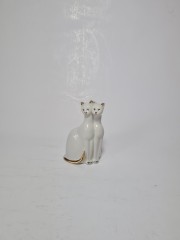 Santa Rufina ALDAYA (Valencia) Фарфоровая статуэтка &quot;Котики&quot; с позолотой, Испания,  9,5см х 6 см, 1960-70гг. 