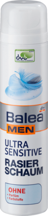 Balea Men ultra sensitive Rasierschaum Пена для бритья для очень чувствительной кожи, 300 мл