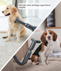 Genius Genius Akku-Bodenstaubsauger INVICTUS X8 Tierhaarburste Tierhaarentferner fur Katzen und Hunde  Беспроводной пылесос Genius INVICTUS X8 Animal Hair Brush средство для удаления шерсти животных для кошек и собак