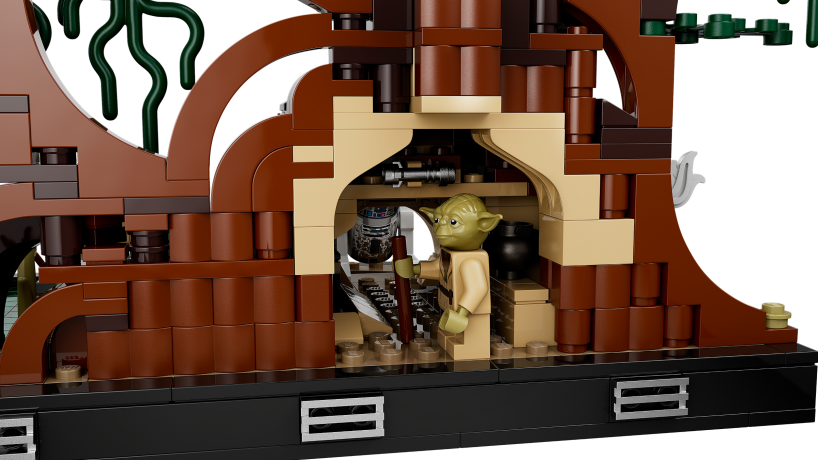 Lego Jedi Training auf Dagobah – Diorama Обучение джедаев на Дагоба — диорама