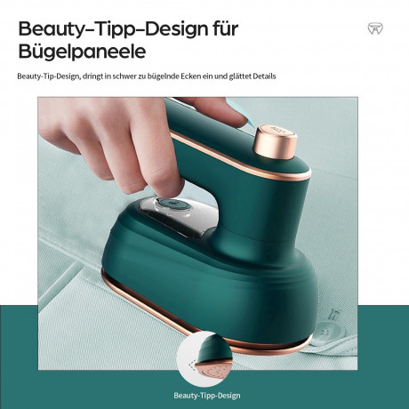TOPMELON TOPMELON Reise-Dampfbugeleisen Mini Reisebugeleisen 38W, 50 ml Wassertank Дорожный паровой утюг TOPMELON, мини-утюг для путешествий, 38 Вт, резервуар для воды 50 мл