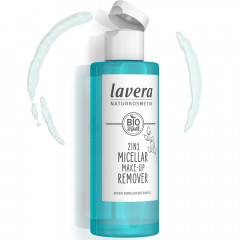 LAVERA 2in1 Micellar Make-up Remover, 100 ml, Лавера Средство для снятия макияжа для бережного удаления водостойкого макияжа, био-алоэ вера и био-огурец, 100 мл