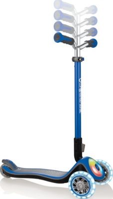 Globber GLOBBER ELITE PRIME mit Leuchtrollen und flash light blau GLOBBER ELITE PRIME со светлыми колесами и синей вспышкой