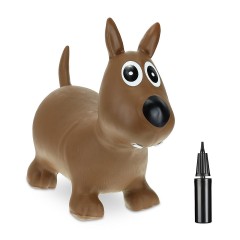 relaxdays Hupftier Hund in Braun Копытная собака в коричневом цвете