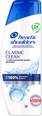 head&shoulders Shampoo Anti-Schuppen Classic Clean, 500 ml, Head & Shoulders шампунь против перхоти Classic Clean для ежедневного очищения и баланса микробиома кожи головы, 500 мл