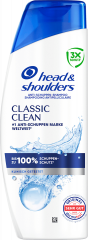 head&amp;shoulders Shampoo Anti-Schuppen Classic Clean, 500 ml, Head &amp; Shoulders шампунь против перхоти Classic Clean для ежедневного очищения и баланса микробиома кожи головы, 500 мл