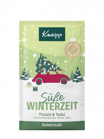 Kneipp Suesse Winterzeit Badekristalle, 60 g, Kneipp кристаллы для ванны Suesse Winterzeit с фисташковым маслом и экстрактом бобов тонка, 60 г