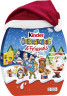 kinder Ueberraschung & Friends Adventskalender, 24 Tuerchen, 29 St., 370 g, Большой адвент-календарь kinder с 24 окошками, 29 шоколадными изделиями и плюшевой шапкой, 370 г