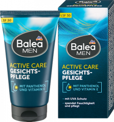 Balea MEN Gesichtscreme Active Care LSF 30, 75 ml, Крем Active Care SPF 30 для увлажнения и дневной защиты лица, 75 мл