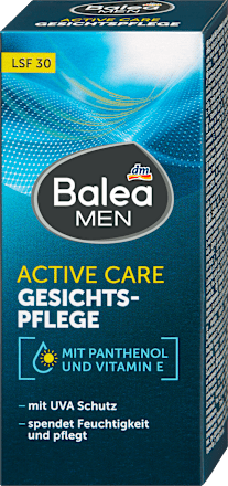 Balea MEN Gesichtscreme Active Care LSF 30, 75 ml, Крем Active Care SPF 30 для увлажнения и дневной защиты лица, 75 мл