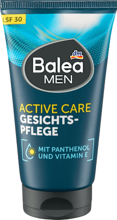 Balea MEN Gesichtscreme Active Care LSF 30, 75 ml, Крем Active Care SPF 30 для увлажнения и дневной защиты лица, 75 мл