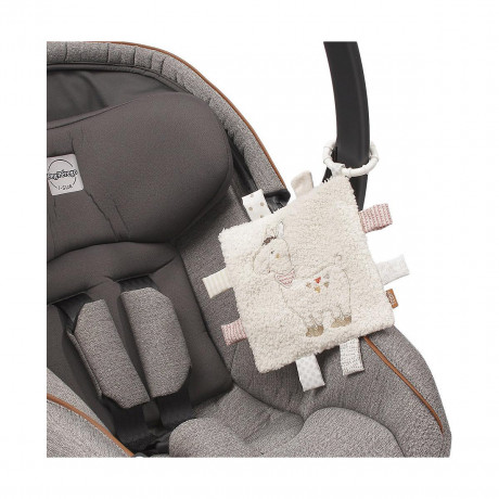 Fehn Knistertuch Lama mit Ring Лама из хрустящей ткани с кольцом