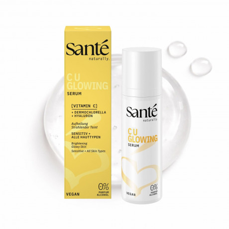 SANTE C U Glowing Serum, 30 ml, Санте Сыворотка для сияния кожи лица C U Glowing, 30 мл