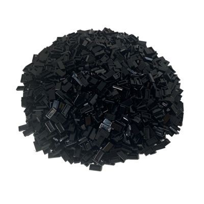 LEGO LEGO 1x2 Fliesen Schwarz - 50 Stuck - Black tile 3069b Плитки LEGO 1x2 Black — 50 штук — Черная плитка 3069b