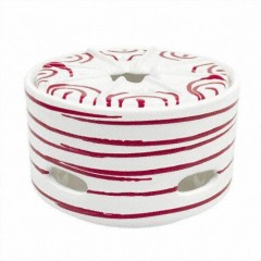 Gmundner Keramik Gmundner Keramik Rotgeflammt Stovchen / Teewarmer Glatt d: 14 cm / h: 8,7 cm Gmundner керамический подогреватель с красным пламенем / чайный уют, гладкий d: 14 см / высота: 8,7 см