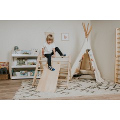 leggo Kletterdreieck Sprossenwand mit Rampe Восхождение на треугольную шведскую стенку с рампой